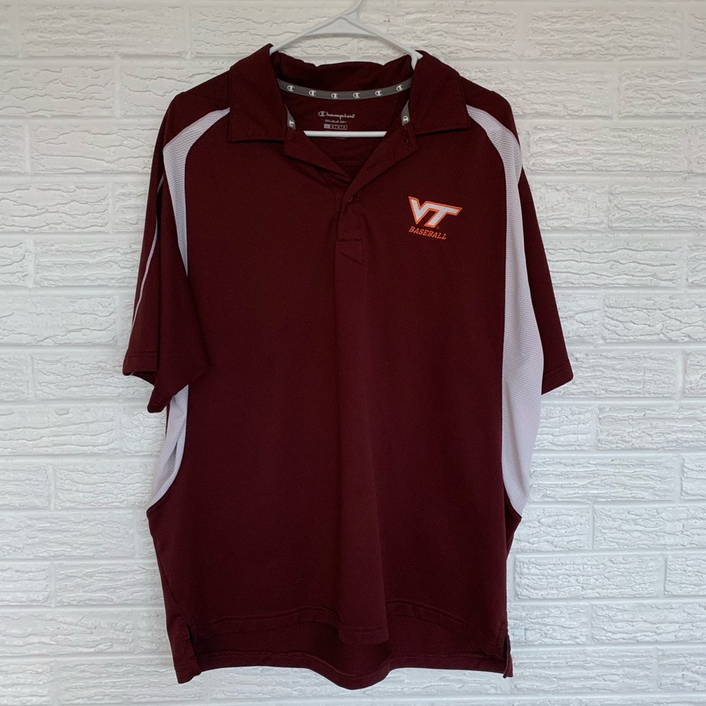 Champion Virginia Tech Baseball polo